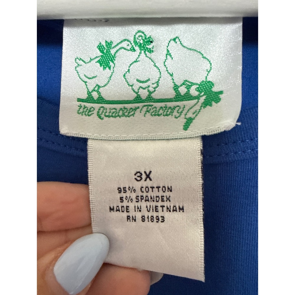 The Quacker Factory Cotton Tshirt Women 4th‎ of July Holiday American Flag Star - Picture 3 of 7